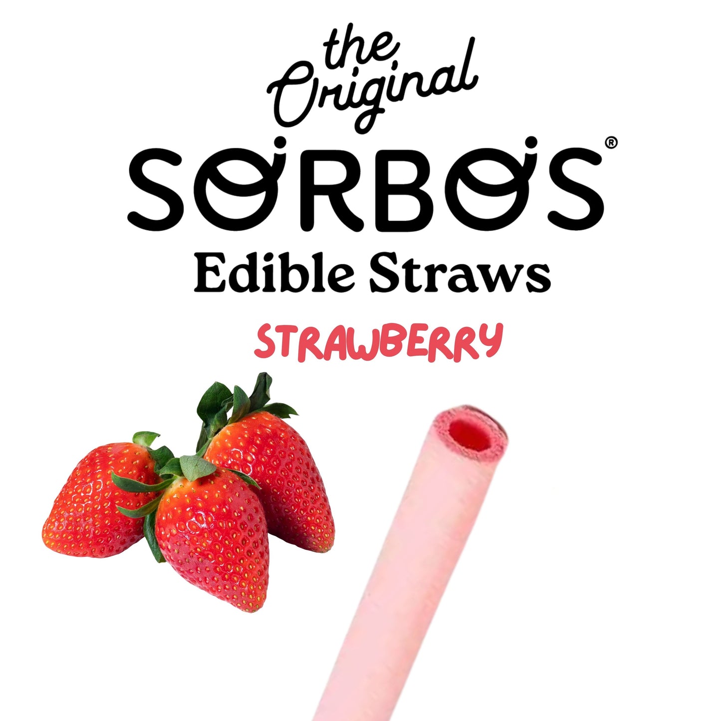 Sorbo Candy Straw Strawberry
